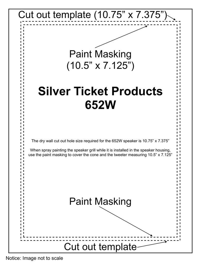 Silver Ticket Products 652W Silver Ticket in-Wall Speaker with Pivoting Tweeter (6.5 Inch in-Wall) - Image 2